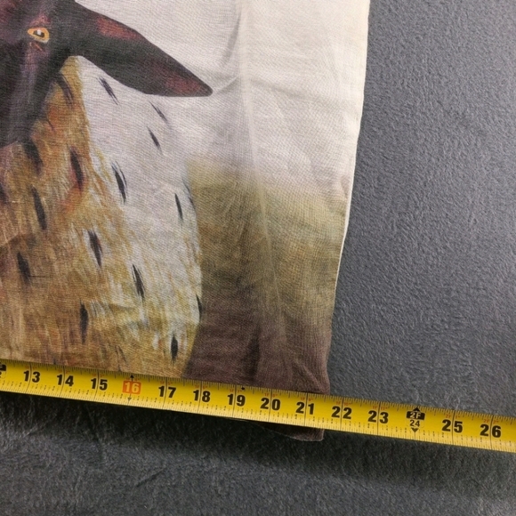 NWT DRESS IN ART Linen Women Sheep Lavender Dress Necklace Boho Eclectic Farm - Picture 12 of 12